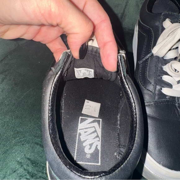 Vans Black and White Old School Platform 7.5 - Picture 4 of 5